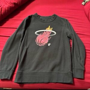 Fanatics Miami Heat Black Crewneck Sweater